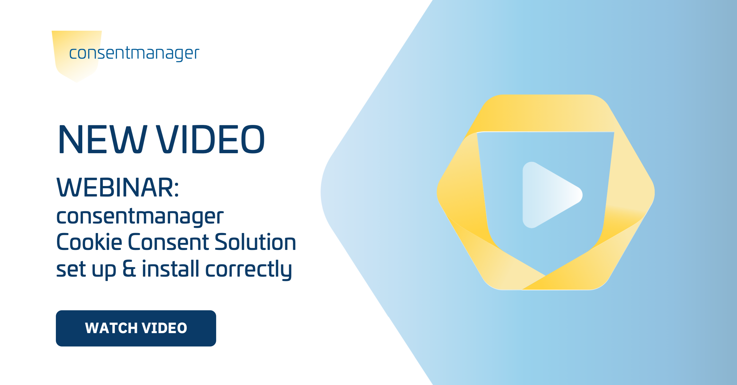 Webinar: consentmanager Cookie Consent Solution: How to set up and install it correctly