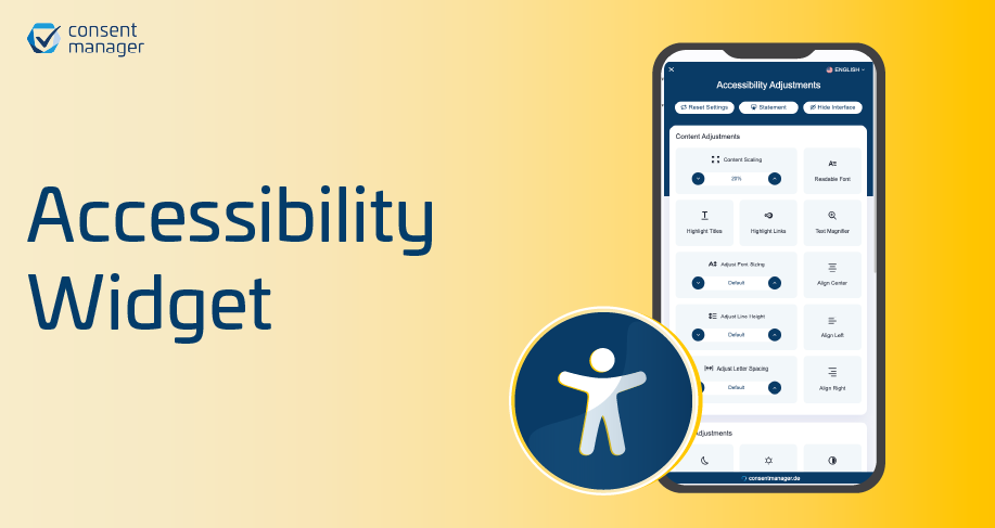 Accessibility Widget consentmanager